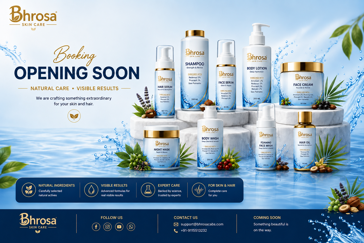 Bhrosa Skin Care Coming Soon